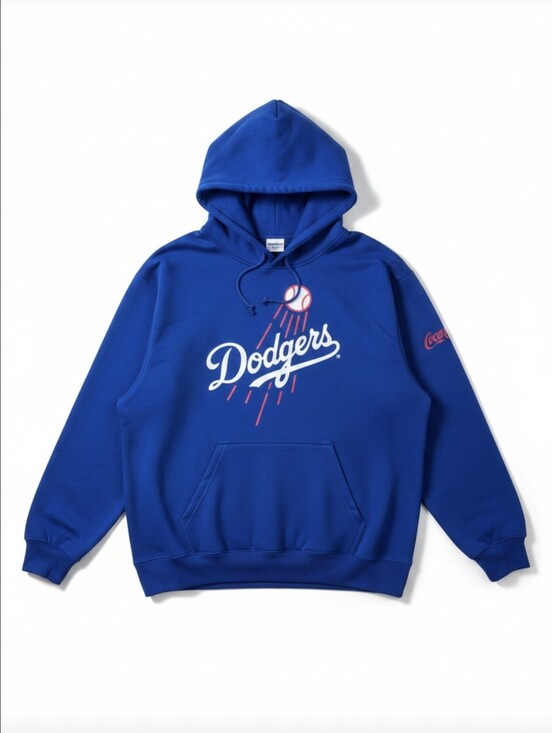 Other - LA Dodgers Coca-Cola Blue Pullover Hoodie Sweatshirt Men's XL
